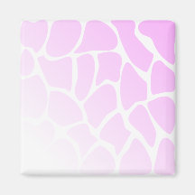 Teste padrão rosa pálido imãs de geladeira