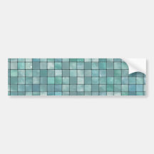 Teste padrão Variegated do azulejo da cerceta Adesivo