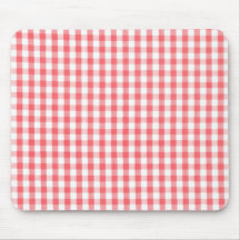 Teste padrão vermelho do guingão mousepad