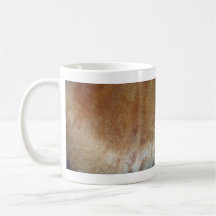 Textura de couro de Brown Caneca