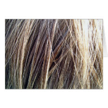Textura do cabelo de Brown Cartões