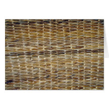 Textura do vime de Brown Cartão