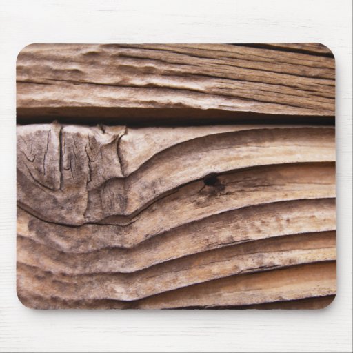 Textura Knotty áspera de Brown das pranchas de mad Mousepad
