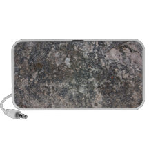 Texturas à terra da rocha caixinha de som para iPod