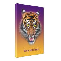 Tigre Impressão Em Tela Canvas