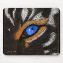 Tigre sem sol mouse pads