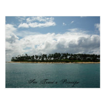 tomé 4 do são, São Tomé e Príncipe Cartao Postal