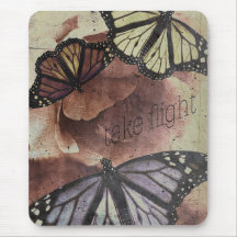 tome o vôo {amor da colagem mouse pad