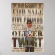 torção de Oliver Pôsteres