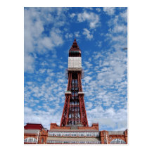 Torre de Blackpool Cartoes Postais
