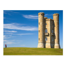 Torre de Broadway, Cotswolds, Inglaterra Cartão Postal