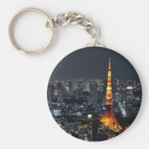 Torre de Tokyo em a noite Chaveiro