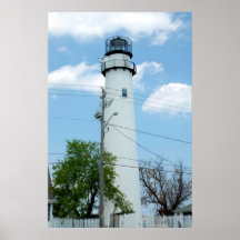 Torre do farol da ilha de Fenwick Impressão