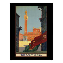 Toscânia Siena Cartão Postal