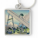 Tōtōmi Sanchū - 36 vistas de Monte Fuji, Hokusai porta chaves
