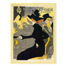 Toulouse Lautrec: Divã Japonais (auditório) Cartão Postal