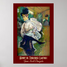 Toulouse-Lautrec: Jane Avril Danzante Poster