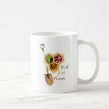 Trabalho com série da natureza caneca