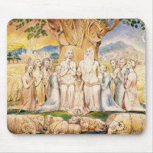 Trabalho e sua família por William Blake Mousepad