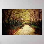 Trajeto do primavera do Central Park - Nova Iorque Posters