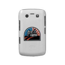 Trator americano do vintage da equitação do fazend capa blackberry Case-Mate
