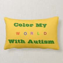 Travesseiro (colora meu mundo com autismo)
