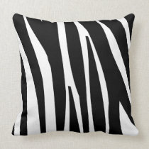Travesseiro do teste padrão da zebra almofadas da american mojo