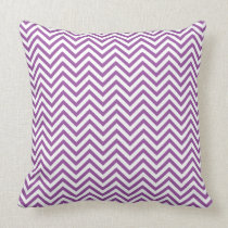Travesseiro roxo de Chevron (ziguezague) almofadas da american mojo