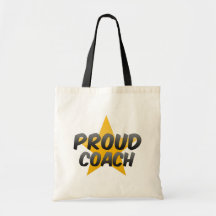 Treinador orgulhoso bolsa de lona