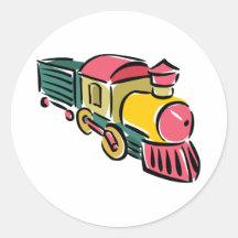 Trem bonito adesivo
