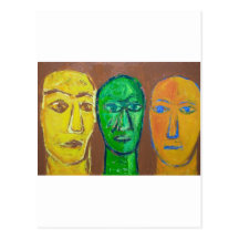 Três homens sábios (expressionism do retrato) cartões postais