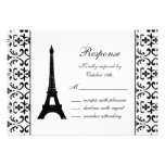 Tres Paris RSVP (branca) Convites