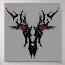 Tribal Death Metal Impressão