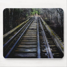 Trilhas do trem mousepads