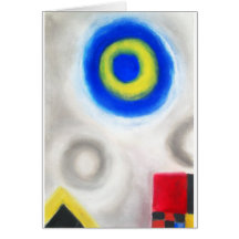 Trindade geométrica (expressionism geométrico) cartão