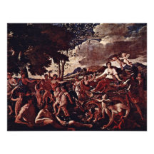 Triumph da flora, por Poussin Nicolas Convite