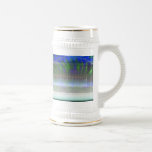 ~ tropical das águas na caneca de cerveja branca
