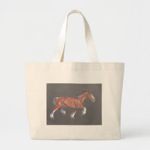 Trotar do cavalo de esboço bolsas