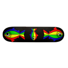 Truta de Raibow - Oncor Hynchus Mykiss Skate Personalizado