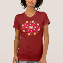 tShirt cósmico da mandala