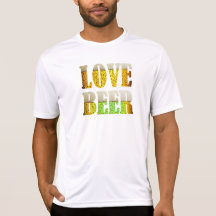 TShirt da cerveja de dois tons