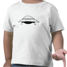 Tshirt dos pires de vôo do UFO dos miúdos Camisetas