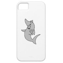 Tubarão dos desenhos animados capas de iPhone 5 Case-Mate