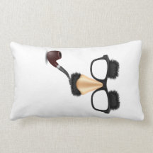 Tubulação do bigode de Groucho Travesseiros