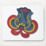 Tulipa de Rosemaling do norueguês Mousepads