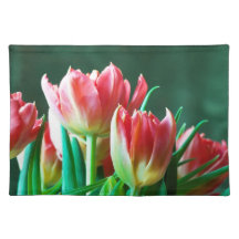 Tulipas bonitas Placemat Suporte Para Pratos