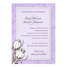 Tulipas do vintage que Wedding convites