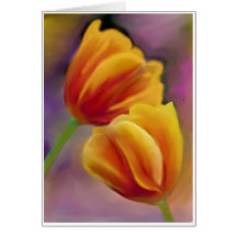 TULIPAS NA LARANJA CARTÕES