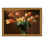 Tulipas Tawny Cartões