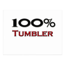 Tumbler de 100 por cento cartao postal